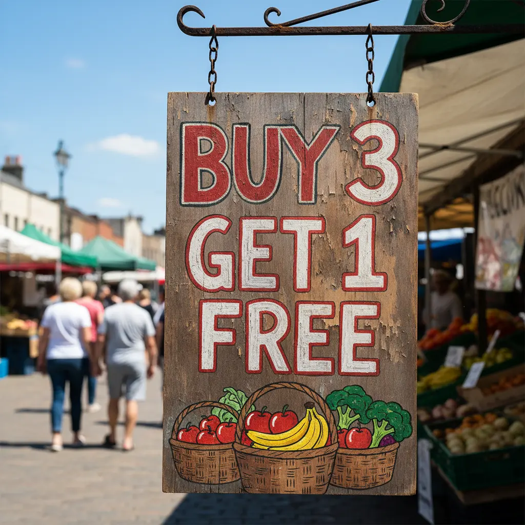Buy 3 get 1 free