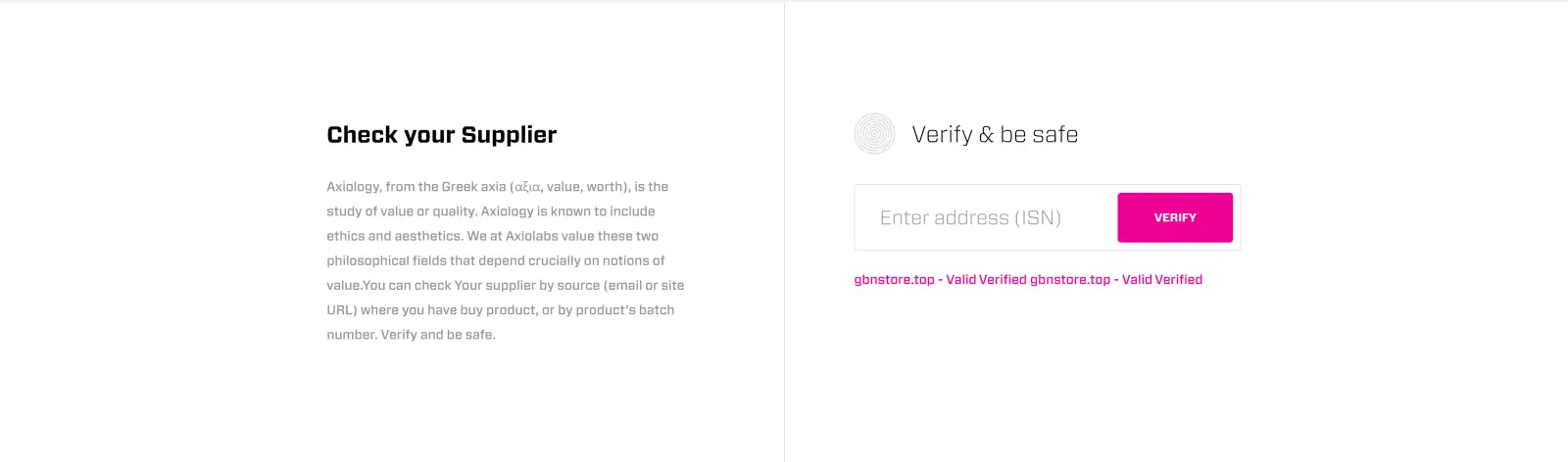 gbnstore approved by axiolabs