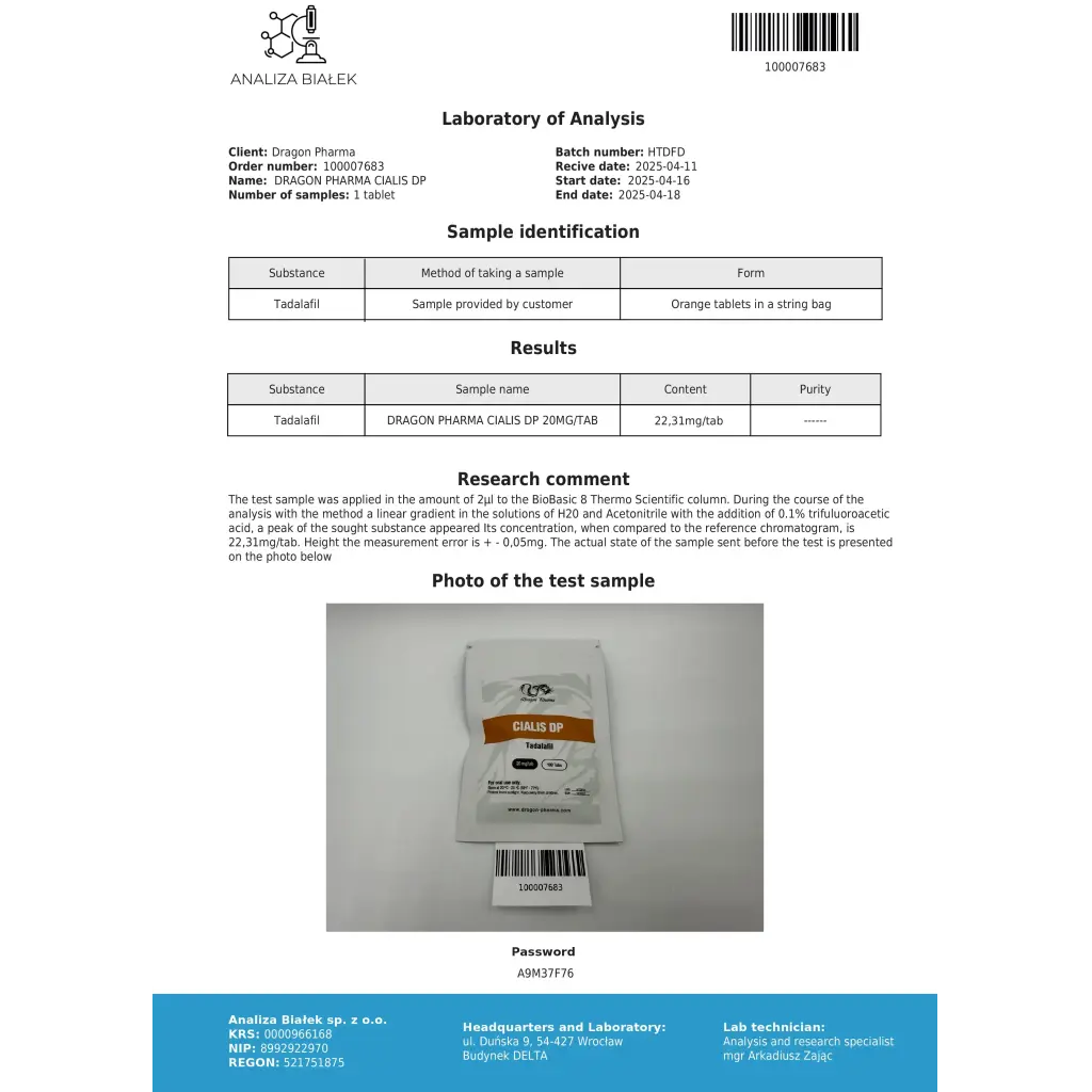 Cialis DP Dragon Pharma