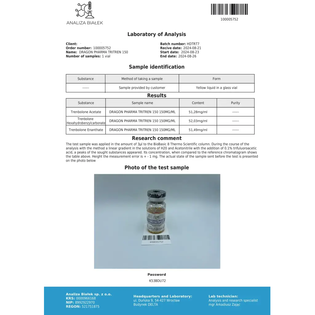 Tri-Tren 150 Dragon Pharma